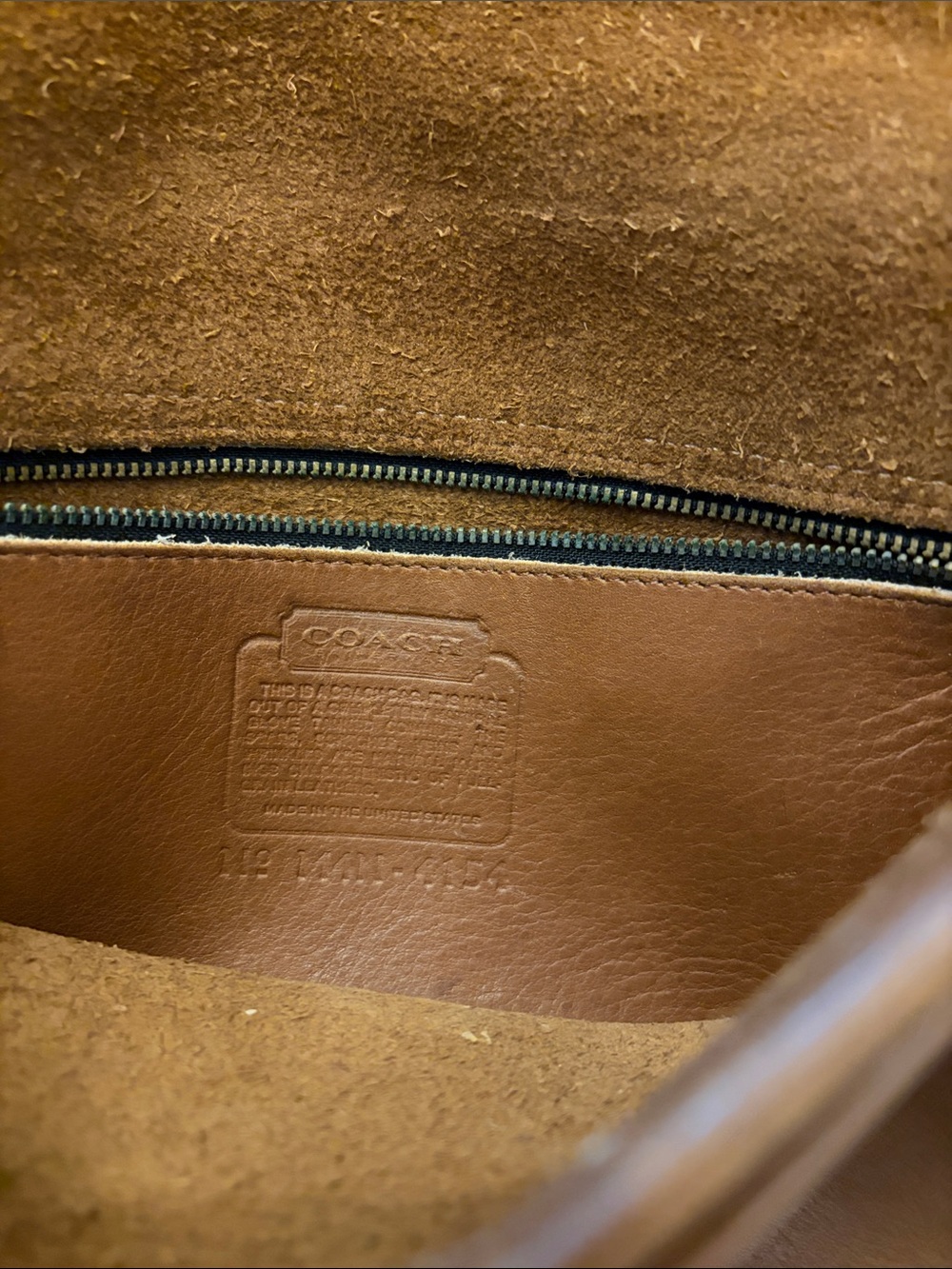 Classic vintage Coach Brown Leather Crossbody Bag with Turn-Lock - Picture 2 of 3